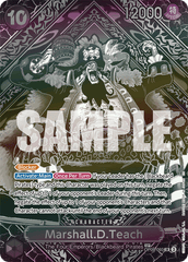 Marshall.D.Teach - OP09-093 - Super Rare (Silver Special Alt Art) - Emperors In The New World