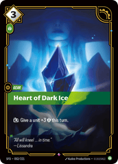Heart Of Dark Ice - 052/221 - Rare - Spiritforged