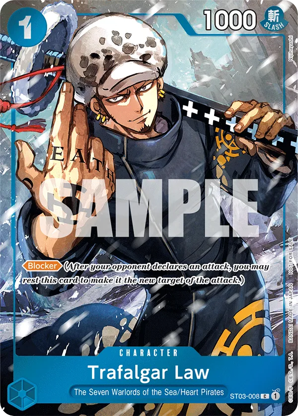 Trafalgar Law - ST03-008 - Common (Event Pack Vol3Alt Art) - The Seven Warlords of the Sea