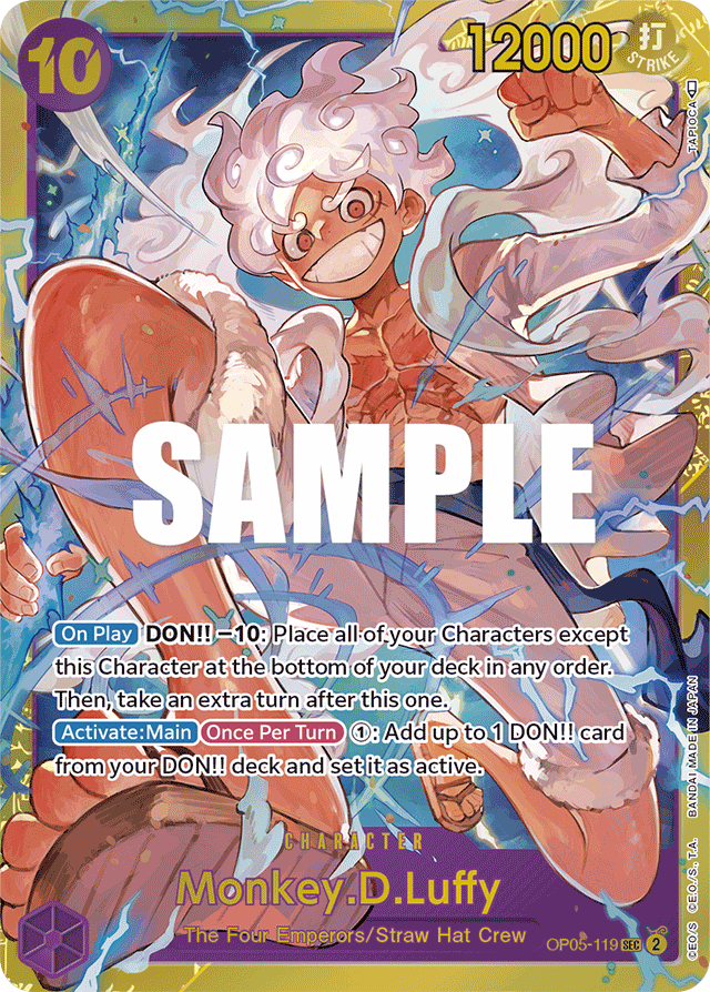 Monkey.D.Luffy - OP05-119 - Secret Rare - Awakening of the New Era