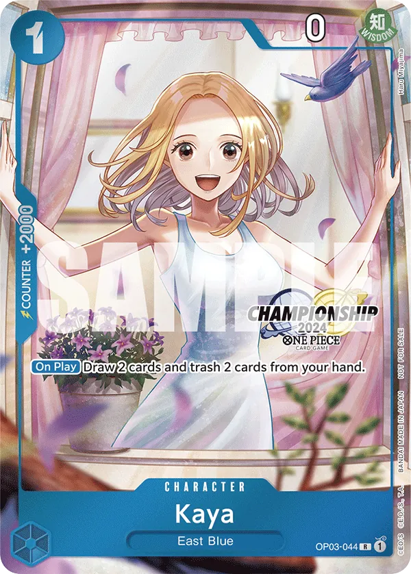 Kaya - OP03-044 - Rare (Championship Stamp2024) - Pillars of Strength