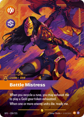 Battle Mistress - 250/221 - Showcase - Spiritforged