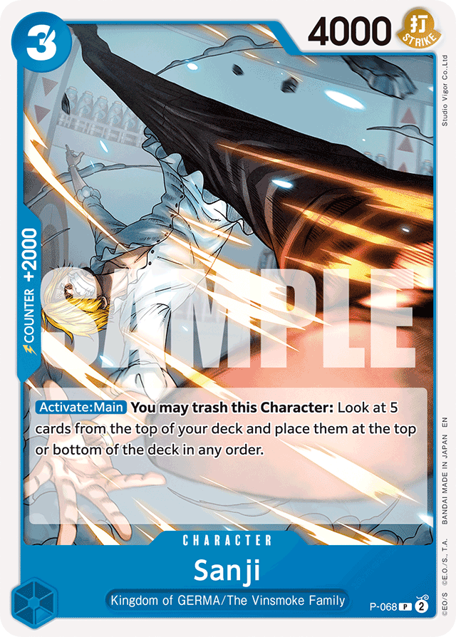 Sanji - P-068 - Promo (Reprint) - Promos