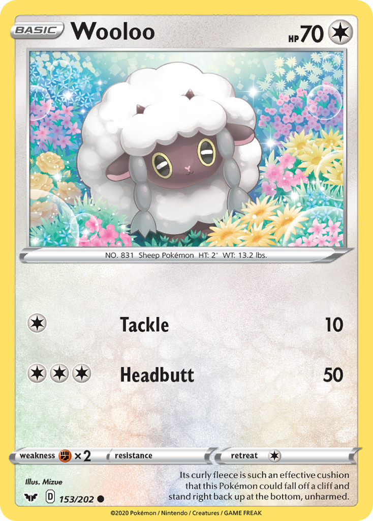 Wooloo - 153/202 - Sword & Shield