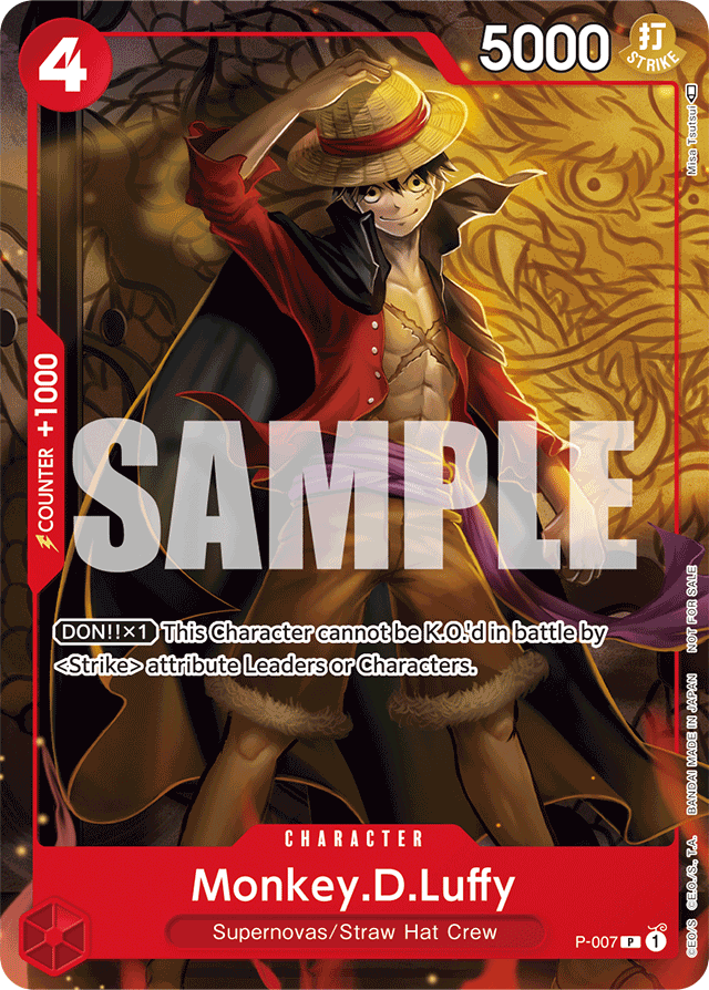 Monkey.D.Luffy - P-007 - Promo - Promos