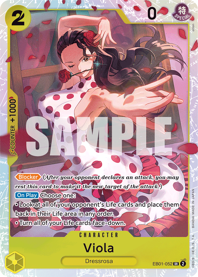 Viola - EB01-052 - Super Rare - Memorial Collection