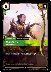 Yi, Meditative - 004/024 - Rare - Proving Grounds