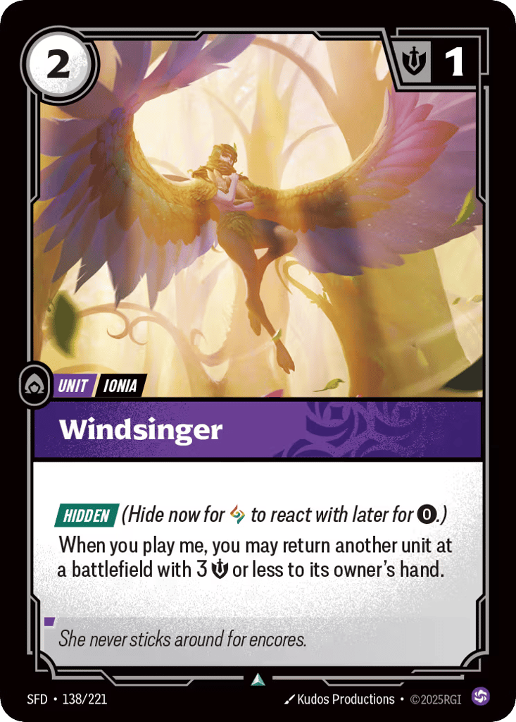 Windsinger - 138/221 - Uncommon - Spiritforged