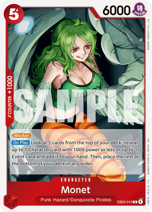 Monet - EB03-010 - Rare - Heroines Edition
