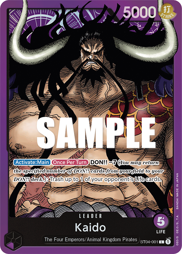 Kaido - ST04-001 - Leader - Animal Kingdom
