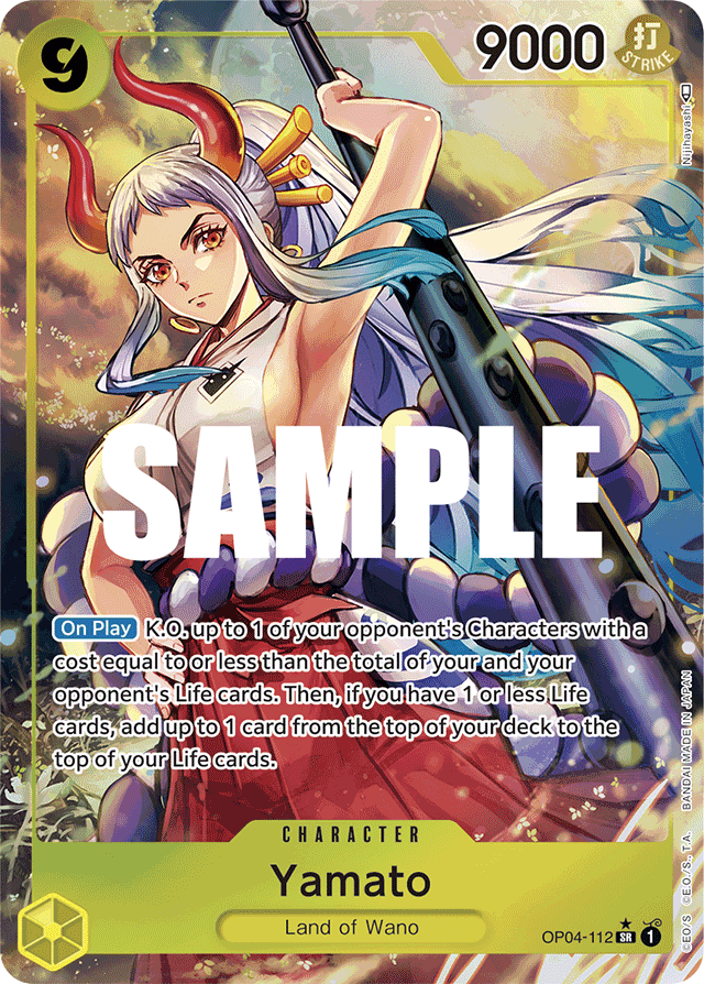 Yamato - OP04-112 - Super Rare (Alternate Art) - Kingdoms of Intrigue