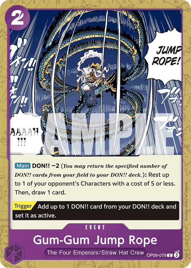 Gum-Gum Jump Rope - OP09-079 - Common - Emperors In The New World