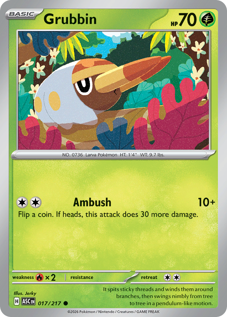 Grubbin - 017/217 - Ascended Heroes