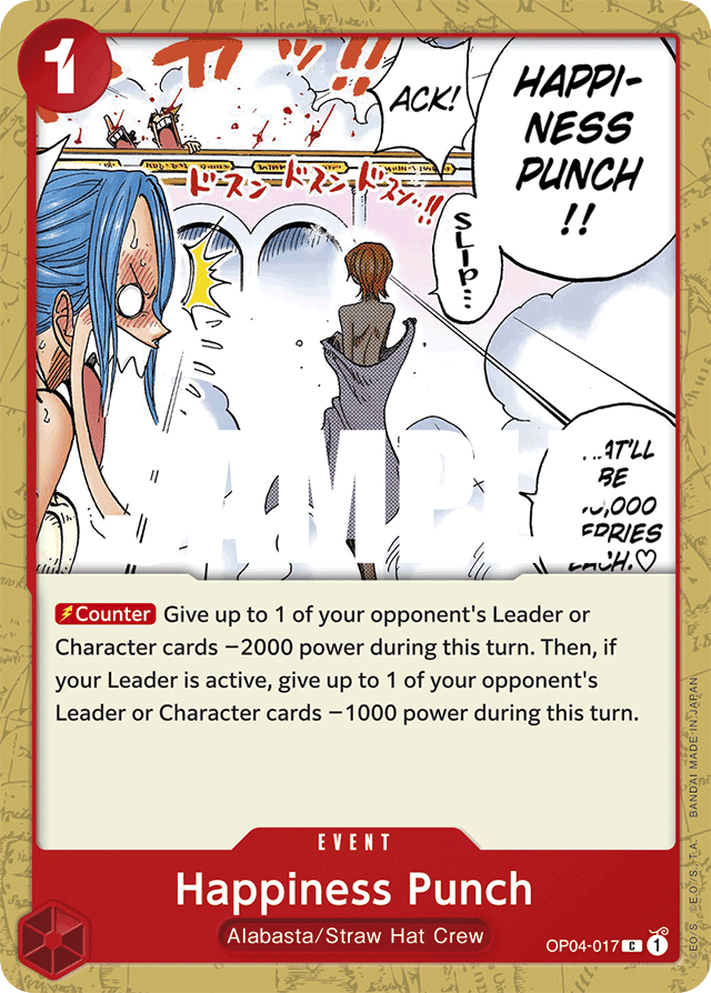 Happiness Punch - OP04-017 - Common - Kingdoms of Intrigue