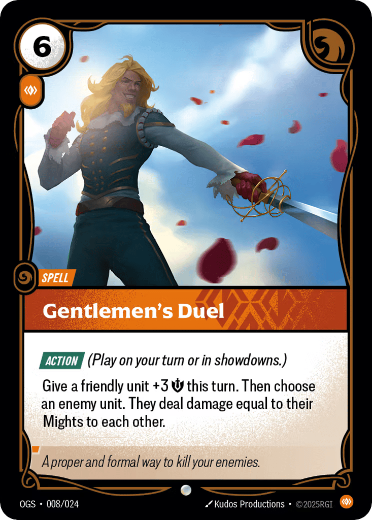 Gentlemen's Duel - 008/024 - Common - Proving Grounds