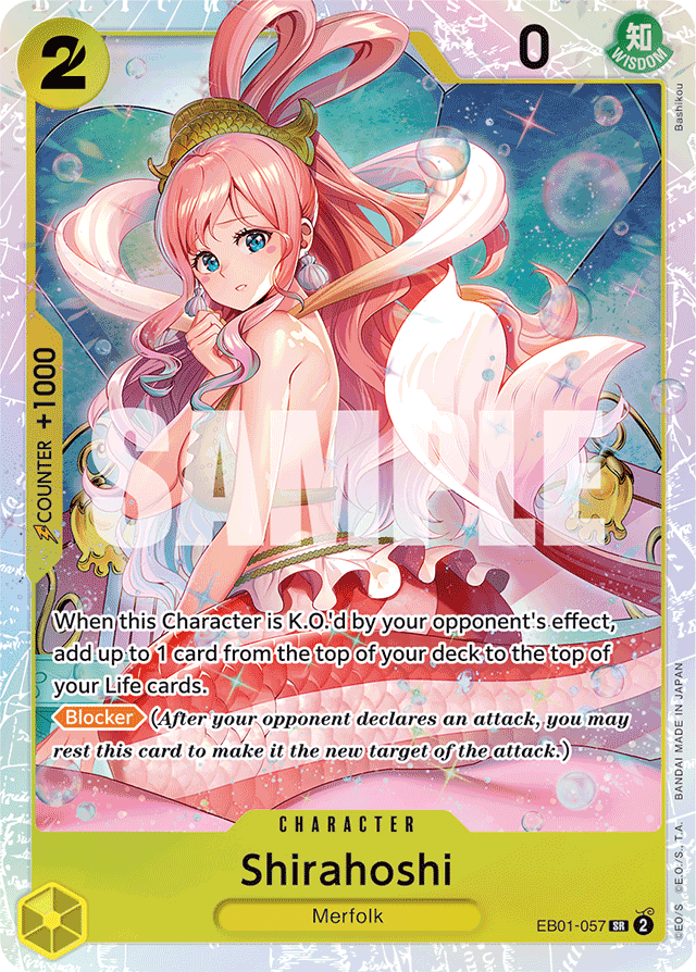 Shirahoshi - EB01-057 - Super Rare - Memorial Collection