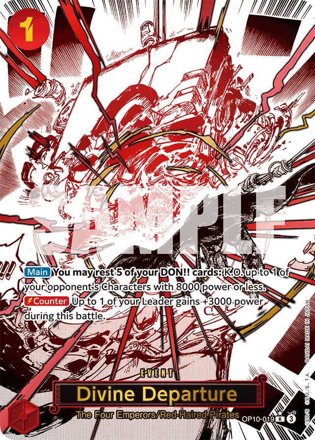 Divine Departure - OP10-019 - Rare (Alternate Art) - Royal Blood