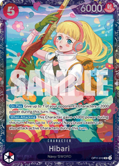 Hibari - OP11-010 - Super Rare (Treasure Cup Alt Art) - A Fist Of Divine Speed