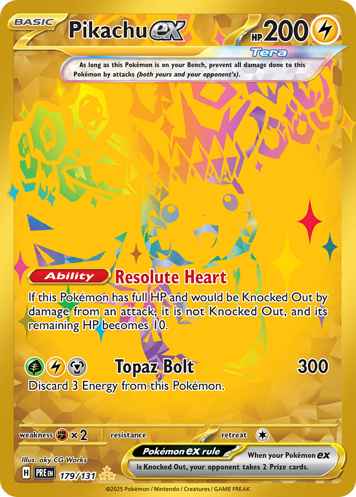 Pikachu ex - 179/131 - Prismatic Evolutions