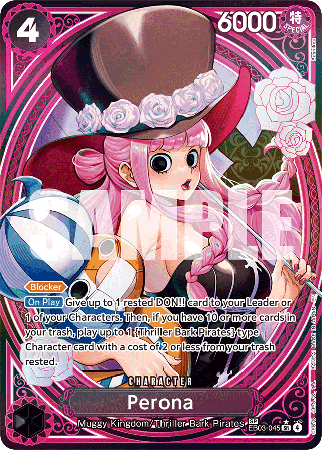 Perona - EB03-045 - Super Rare (Special Alternate Art) - Heroines Edition