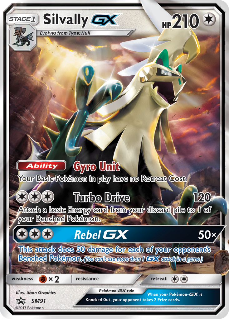 Silvally-GX - SM91 - SM Black Star Promos