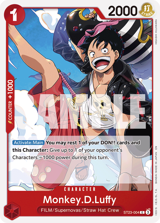 Monkey.D.Luffy - ST23-004 - Common - RED Shanks