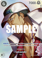 Sakazuki - OP02-099 - Super Rare (Special Alternate Art) - Paramount War