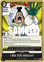I Bid 500 Million!! - OP05-096 - Uncommon - Awakening of the New Era