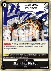 Six King Pistol - OP03-097 - Rare (Reprint) - Pillars of Strength