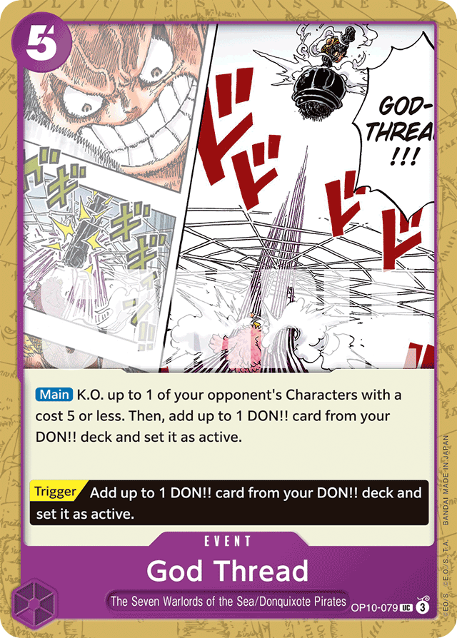 God Thread - OP10-079 - Uncommon - Royal Blood