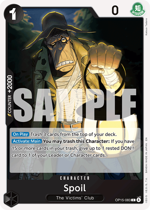 Spoil - OP15-083 - Common - Adventure on Kami's Island