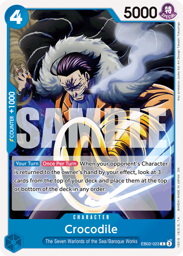 Crocodile - EB02-023 - Common - Anime 25th Collection