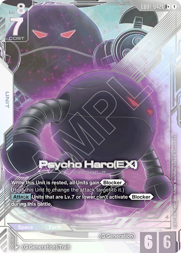 Psycho Haro (EX) - EB01-042 - Legend Rare (Alternate Art) - Eternal Nexus