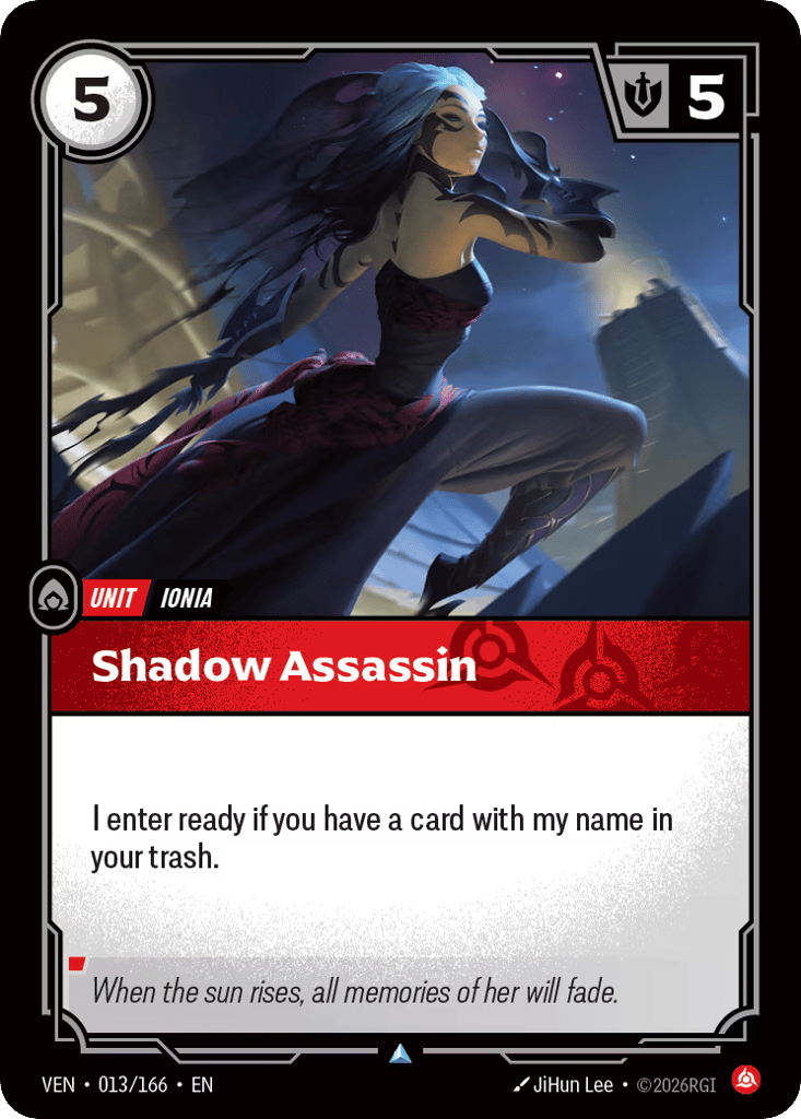 Shadow Assassin - 013/166 - Uncommon - Vendetta