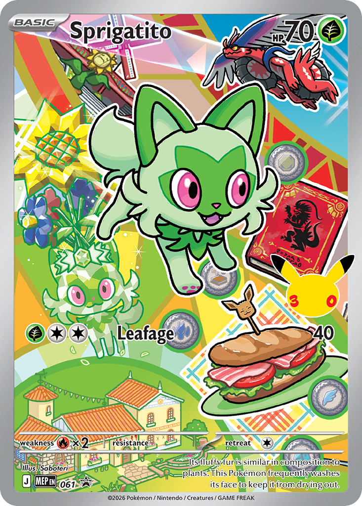 Sprigatito - 61/0 - Mega Evolution Black Star Promos