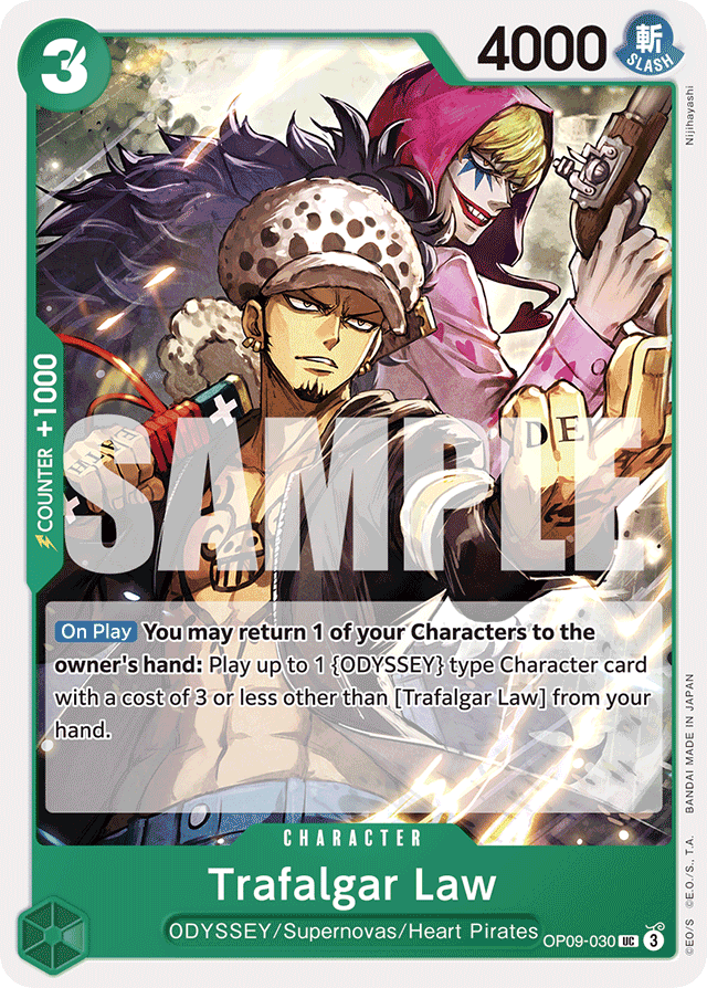 Trafalgar Law - OP09-030 - Uncommon - Emperors In The New World