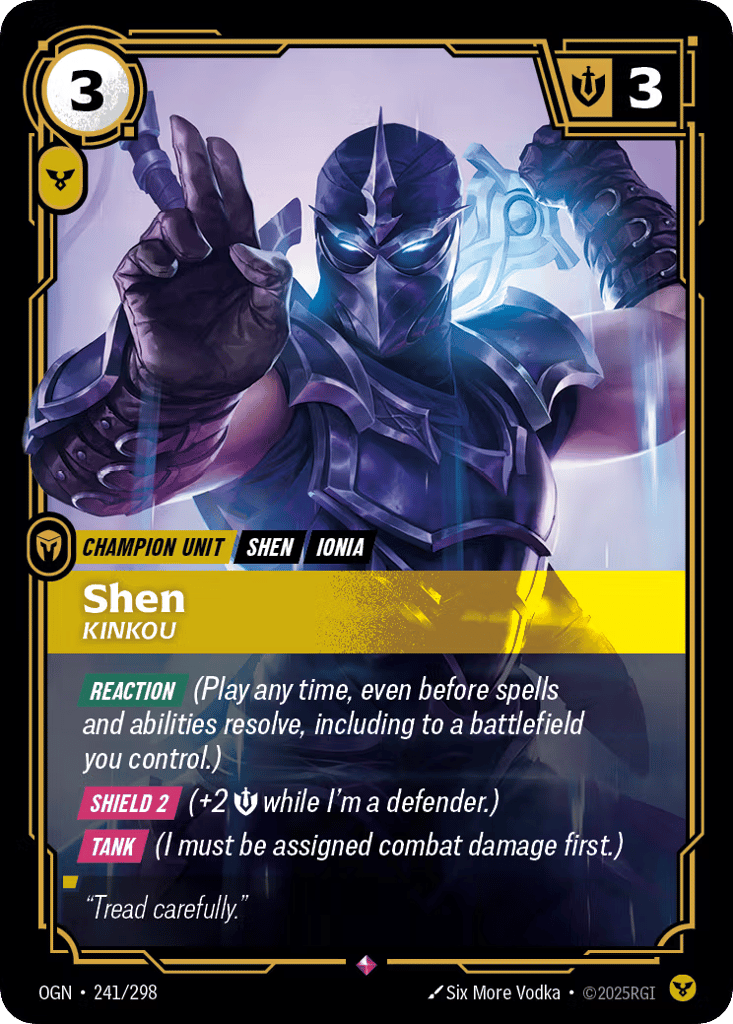Shen, Kinkou - 241/298 - Rare - Origins