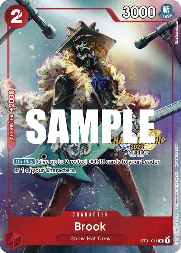 Brook - ST01-011 - Common (Championship Stamp) - Straw Hat Crew