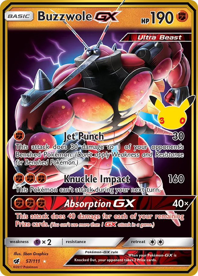 Buzzwole-GX - 057/111 - 30th Celebration: Classic Collection