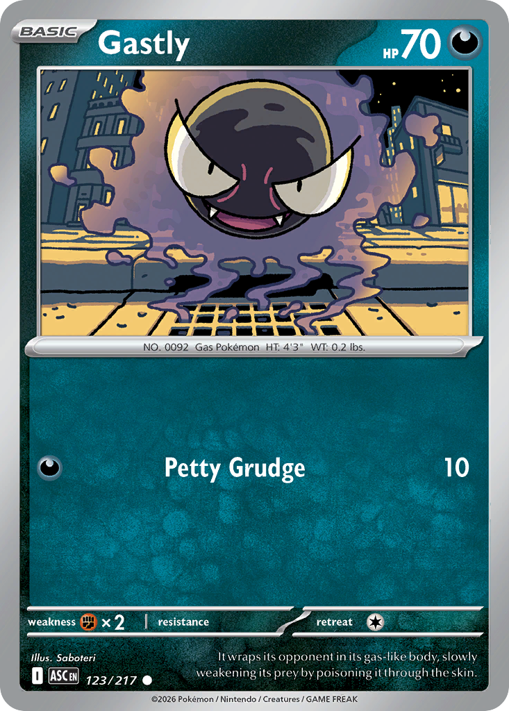 Gastly - 123/217 - Ascended Heroes