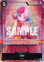 Uta - ST08-002 - Super Rare (Uta Alt Art) - Monkey.D.Luffy