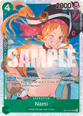 Nami - OP14-031 - Super Rare - The Azure Sea's Seven