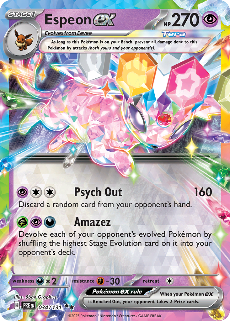 Espeon ex - 034/131 - Prismatic Evolutions
