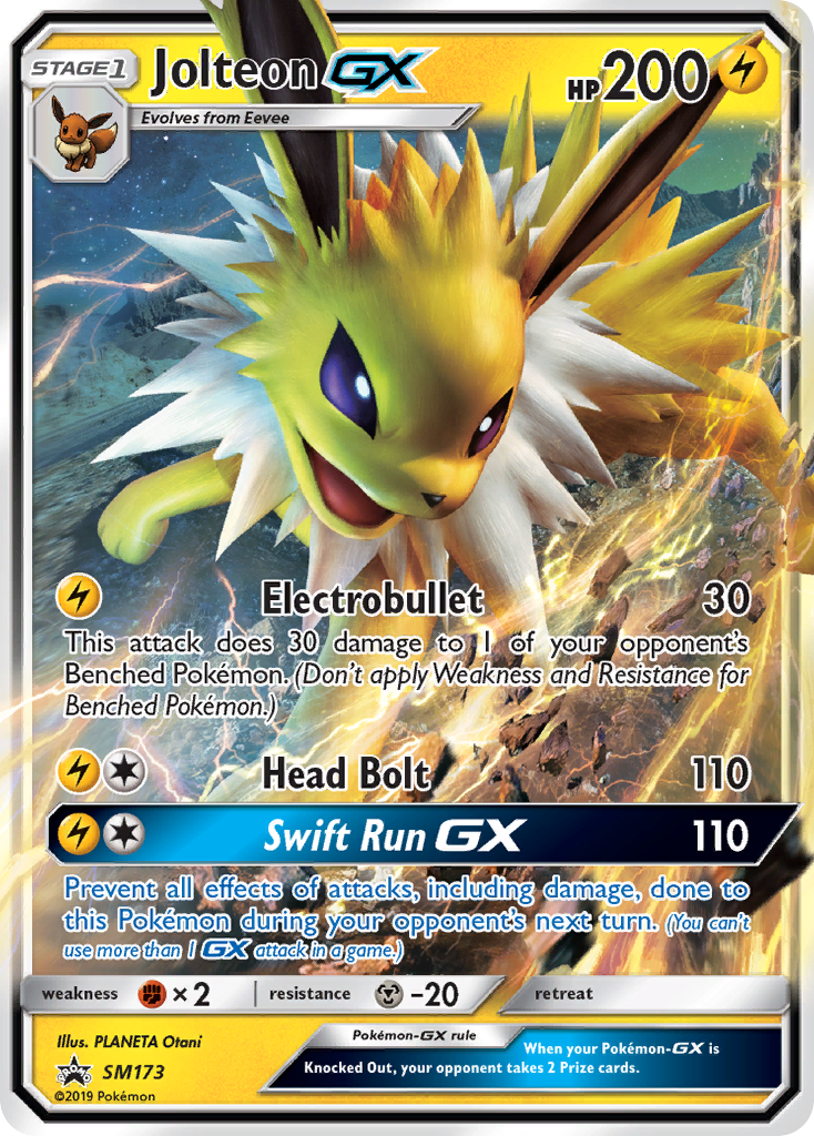 Jolteon-GX - SM173 - SM Black Star Promos