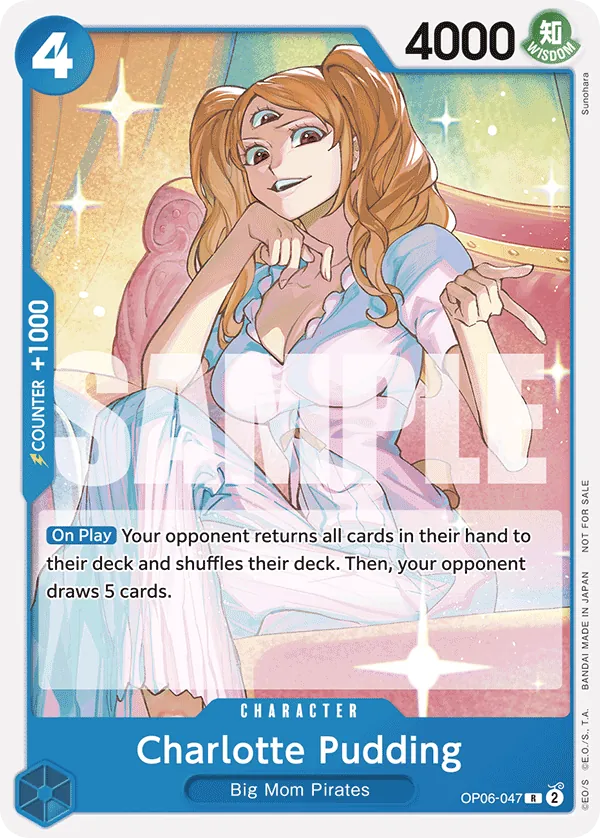 Charlotte Pudding - OP06-047 - Rare (Tournament Pack Vol1Alt Art) - Wings of the Captain