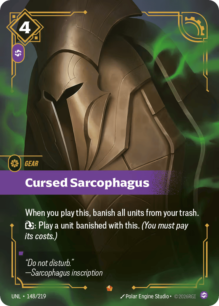 Cursed Sarcophagus - 148/219 - Epic - Unleashed