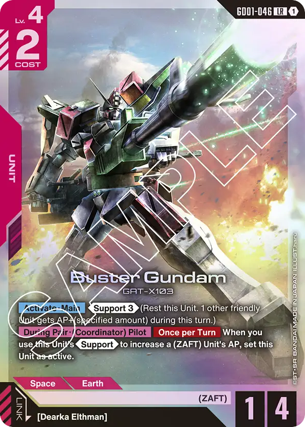 Buster Gundam - GD01-046 - Legend Rare - Newtype Rising