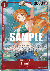 Nami - OP01-016 - Rare (Alternate Art) - Romance Dawn