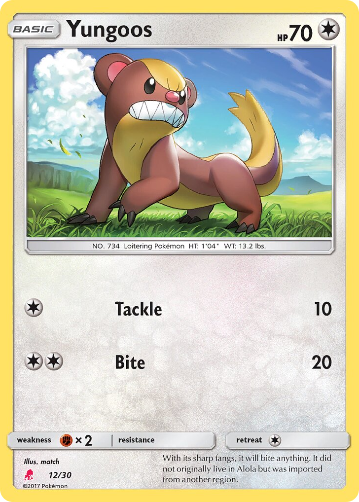 Yungoos - 12/30 - SM Trainer Kit Lycanroc