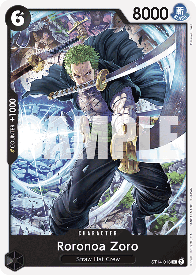 Roronoa Zoro - ST14-013 - Common - 3D2Y